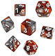 Rebel RPG Dice Set Two-Tone Brown-Grey