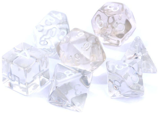 Rebel Dice Set RPG Crystal Clear 106263