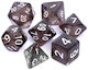 Rebel Dice Set RPG Crystal Black 106264