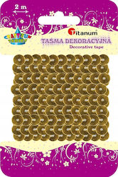 Craft Fun Πούλιες Ταινία 6mm 2m Χρυσές