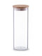 Zeller Glass Pasta Jar with Lid Transparent 1600ml 1 Piece