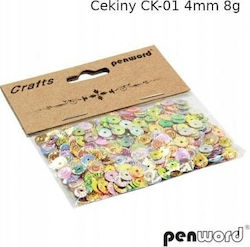 Polsirhurt Pailletten 4mm 8g