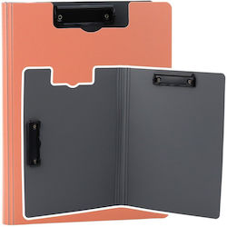 Pink Plastic A4 Clipboard Two Clips