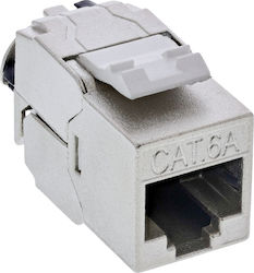 Inline Inline Keystone Rj45 Priză Slim Snap-in Cat.6a Cu Organizator Integrat Pentru Cabluri Inline Inline Keystone Rj45 Priză Slim Snap-in Cat.6a Cu Organizator Integrat Pentru Cabluri