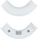 Organizer Qoltec Cable Cover White 1 Piece 54224