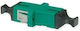 Telegrtner Sc Apc Adapter Single-mode Ceramic Sleeve Plastic Housing Threaded Screws