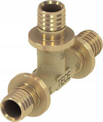 Tece Tee 20x20x20 Brass 710020
