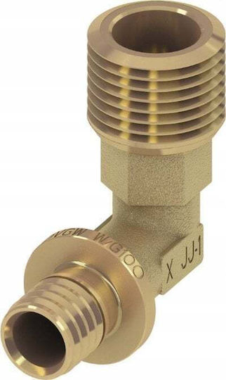 Eckadapter Tece Gz 20x1/2" Messing 707520