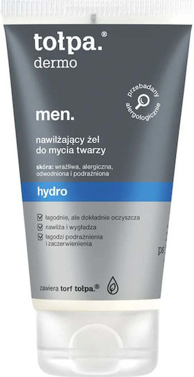Tolpa Dermo Face Cleansing Gel for Men with Moisturizing Action 150ml