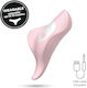 Crushious Vibrator für Paare mit Fernbedienung Rosa