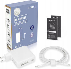 Mitsu Încărcător Laptop Usb-C 100W Usbc 5-20V 3-5A Alb Notebook Mitsu Încărcător Laptop Usb-C 100W Usbc 5-20V 3-5A Alb Notebook
