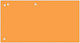 Abscheider Office Products Karton 1/3 A4 240x105mm 100 Stücke Orange