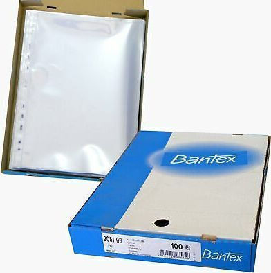 Bantex Husă Cristalină A4 120mic 100 Bucăți 100206772