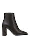 Leather Women's Ankle Boots Black