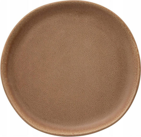 Secret de Gourmet Πιάτο Ρηχό Κεραμικό Καφέ με Διάμετρο 21cm