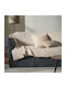 Gofis Home Zephyr Ριχτάρι Διθέσιου Καναπέ Ζακάρ 146x250εκ. Ecru 146/05