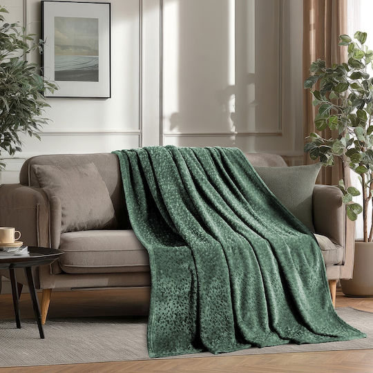 Melinen Decke Für Sessel Jacquard 130x170cm Dunkel Türkis Melinen Decke Für Sessel Jacquard 130x170cm Dunkel Türkis