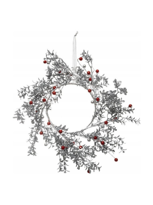 Fééric Lights and Christmas Χριστουγεννιάτικο Διακοσμητικό Πλαστικό Στεφάνι με Διάμετρο 44εκ.