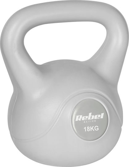 Rebel Active Kettlebell Bituminos Gri 18 Kg