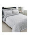Vesta Home Duvet Cover Set King Size with 2 Pillowcases 260x240 Geneva Gray