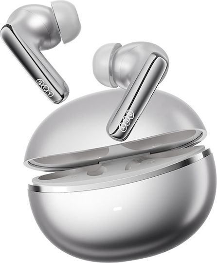 QCY Melobuds N70 Bluetooth Handsfree Earphones with Sweat Resistance and Charging Case Titanium