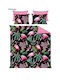 Domoletti Bettbezug-Set Einzelbett mit Kissenbezug 160x200 Mehrfarbig