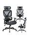 Mozos Office Chair with Fixed Arms Czarne
