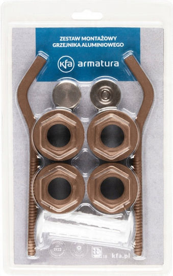 878-200-19 Kfa Radiator Accessories Set Radiator Plugs Hooks In Copper Color