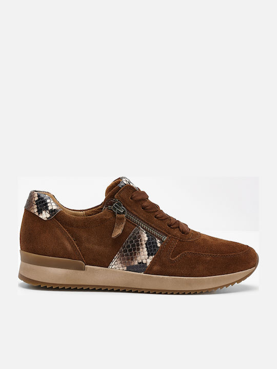 Gabor Damen Anatomisch Sneakers Whisky