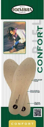 Coimbra Comfort Δερμάτινοι Ανατομικοί Πάτοι Παπουτσιών Ε1990-1 2τμχ