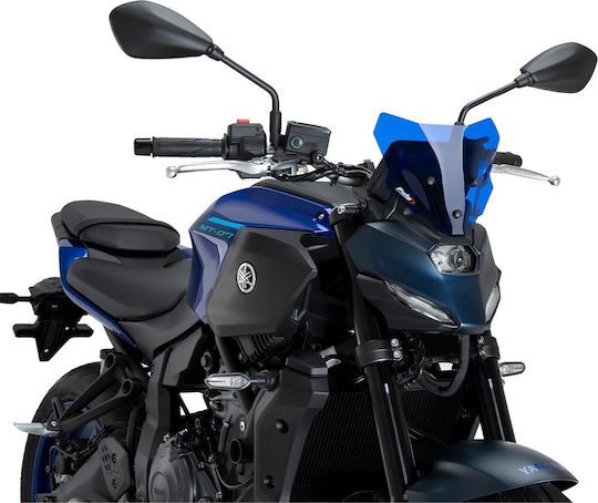 Motorcycle Windshield Blue New Generation Sport Yamaha MT-07 Y-AMT '25 22412A Puig