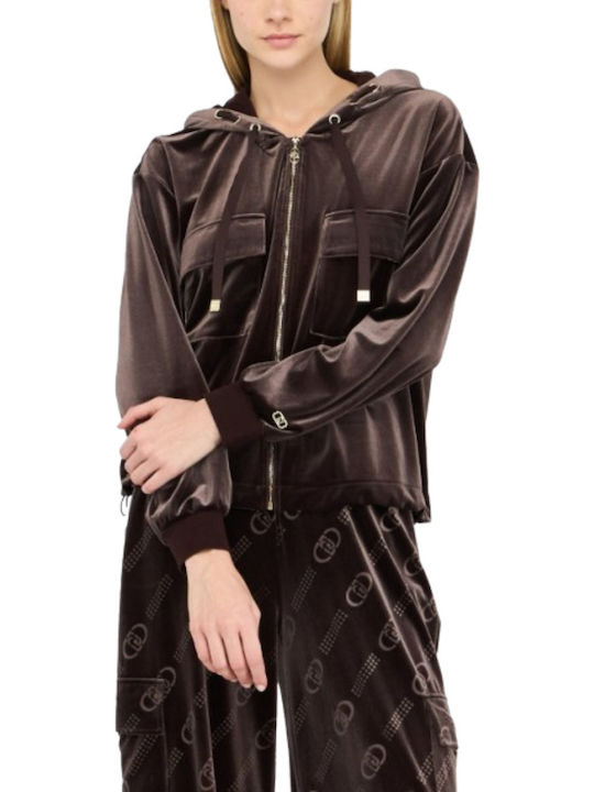 Liu Jo Jacket Brown with Hood