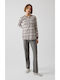 Minerva Winter Women's Pyjama Set Gray