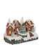 Christmas Illuminated Decorative Village with Electric with Music and Movement 31x23x18cm.