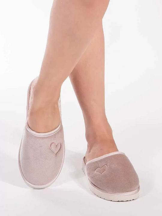 Amaryllis Slippers Зимни Дамски Чехли Розов