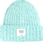 4F Beanie Beanie Knitted in Turquoise color