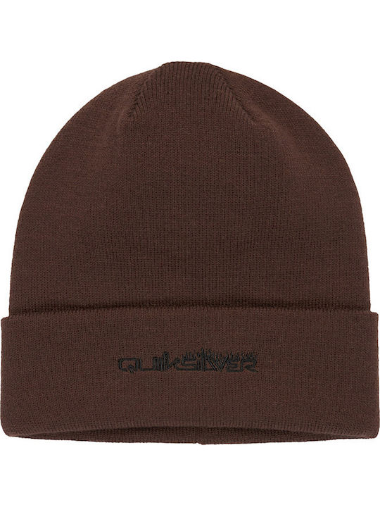 Beanie Ανδρικός Σκούφος Πλεκτός σε Καφέ χρώμα