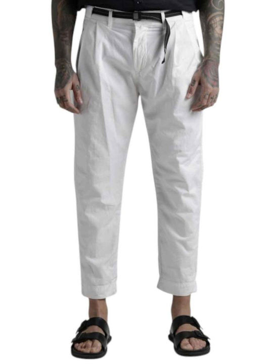 Παντελόνι σε Loose Εφαρμογή White