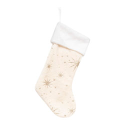 Christmas Sock with Gold Star
