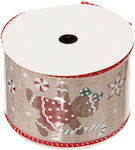Christmas Ribbon Beige 300x5cm 1pc
