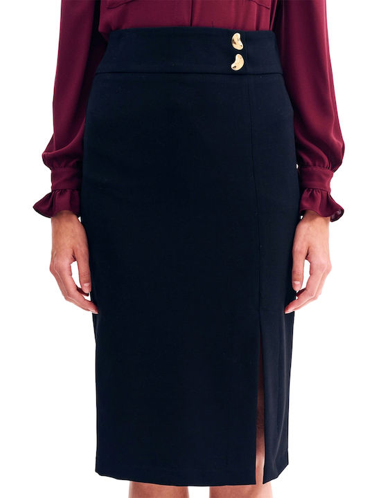 Forel Midi Φούστα Black