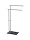 Wenko Double Wall-Mounted Bathroom Rail ​41x79cm Inox Gray