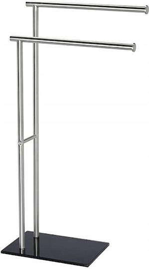 Wenko Rail Баня Двойна Подов с винтове ​41x79см Inox Сив