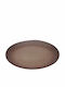 Home&Styling Collection Πιάτο Γλυκού Γυάλινο με Διάμετρο 21cm