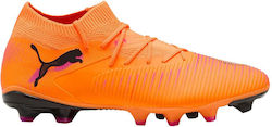 PUMA Future 8 Match FG/AG Football Shoes with Orange Cleats