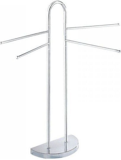 Dekoracja domu Schiene Badezimmer 4 Plätze Wandmontage Schrauben ​33x93.5cm Silber