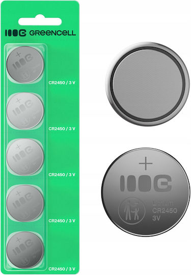 Green Cell Lithium Watch Battery CR2450