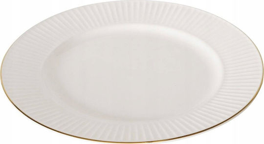 Boltze Plate Desert made of Porcelain Beige with Diameter 20cm