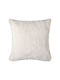 Silk Fashion Decorativer Kissenbezug Kaninchen aus Pelziger Ivory 45x45cm