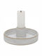 Boltze Candle Holder Porcelain in Silver Color 1pcs